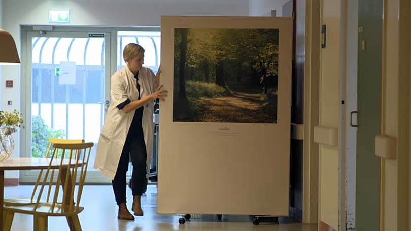 Kunst, æstetik og hjemliggørelse på en neurologisk afdeling i Roskilde